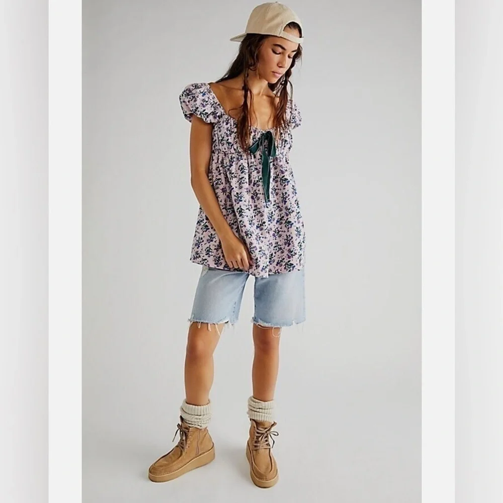 Free people Gaia Printed Tunic